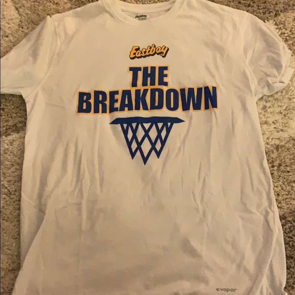 White shirt sleeve cotton t-shirt